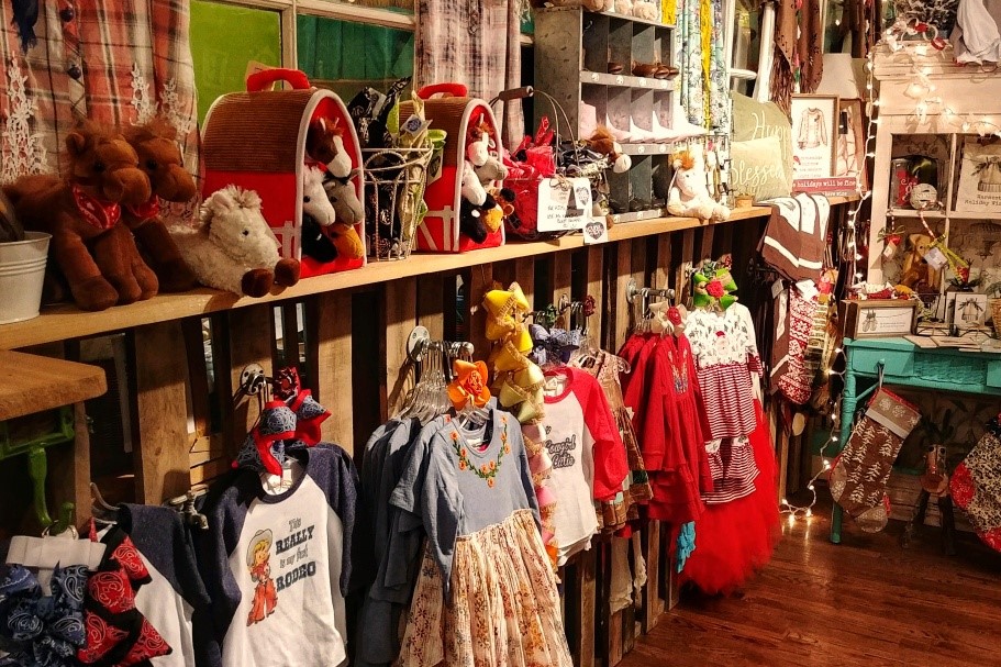 Lil' Dudes and Daisies collection at Cowboys and Daisies store in Breckenridge