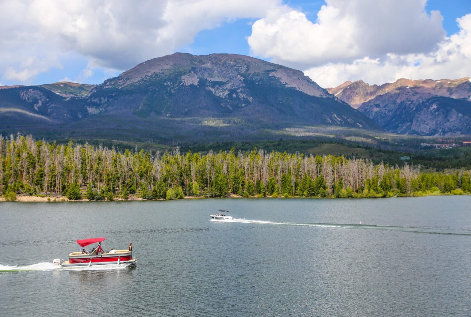 Boats on Lake Dillon