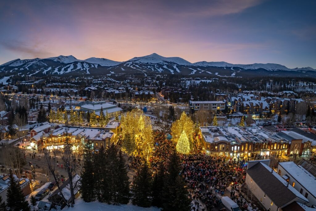 Lighting of Breckenridge + Race of the Santas