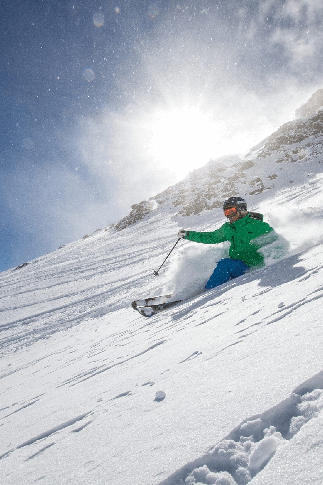 Backcountry advanced skiing in Breckenridge.