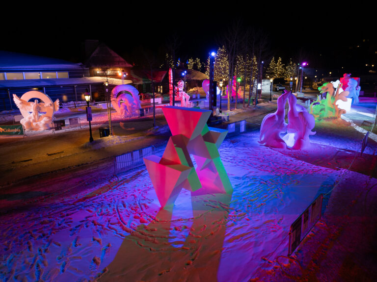 snow sculptures