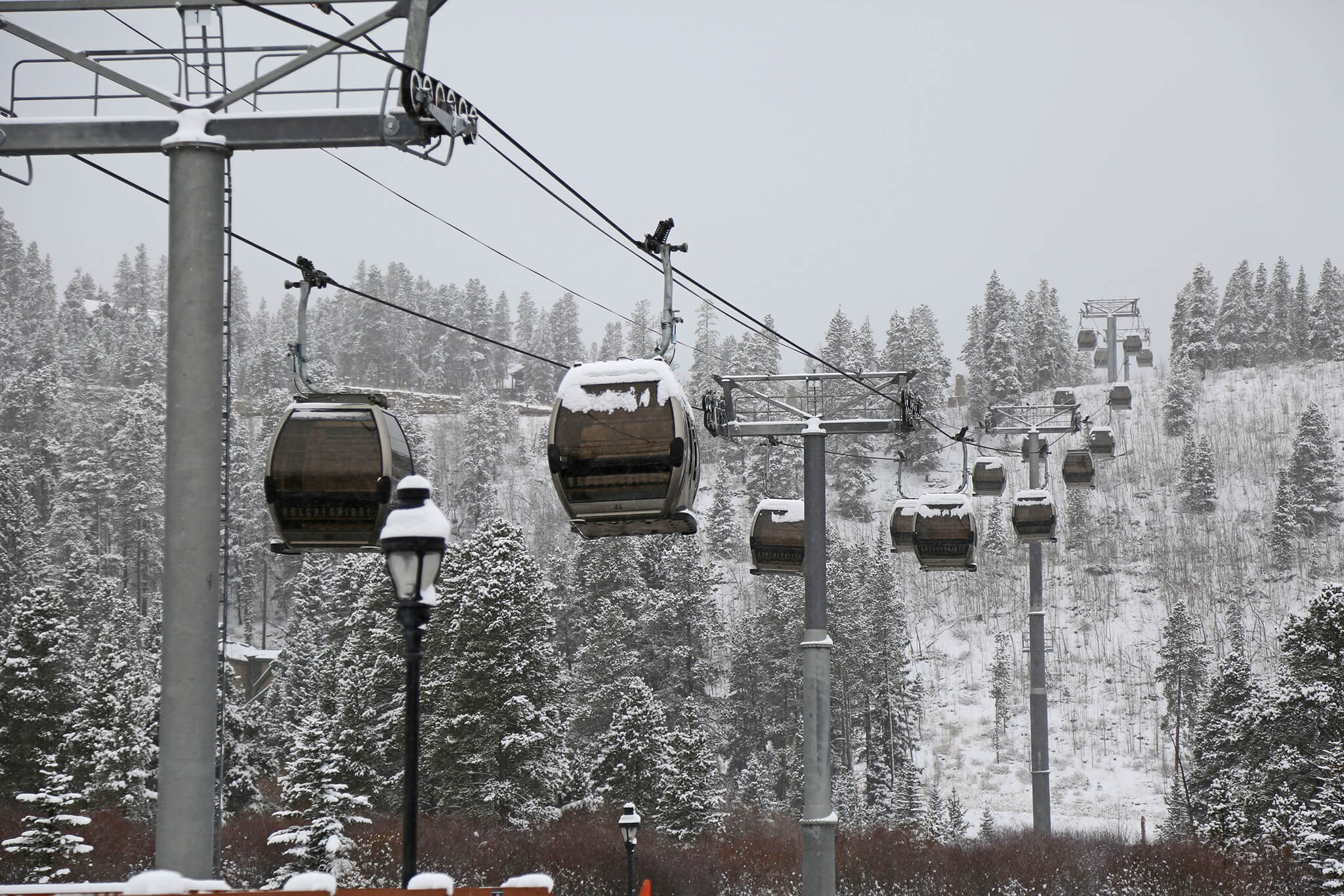 Breckenridge Gondola during Winter