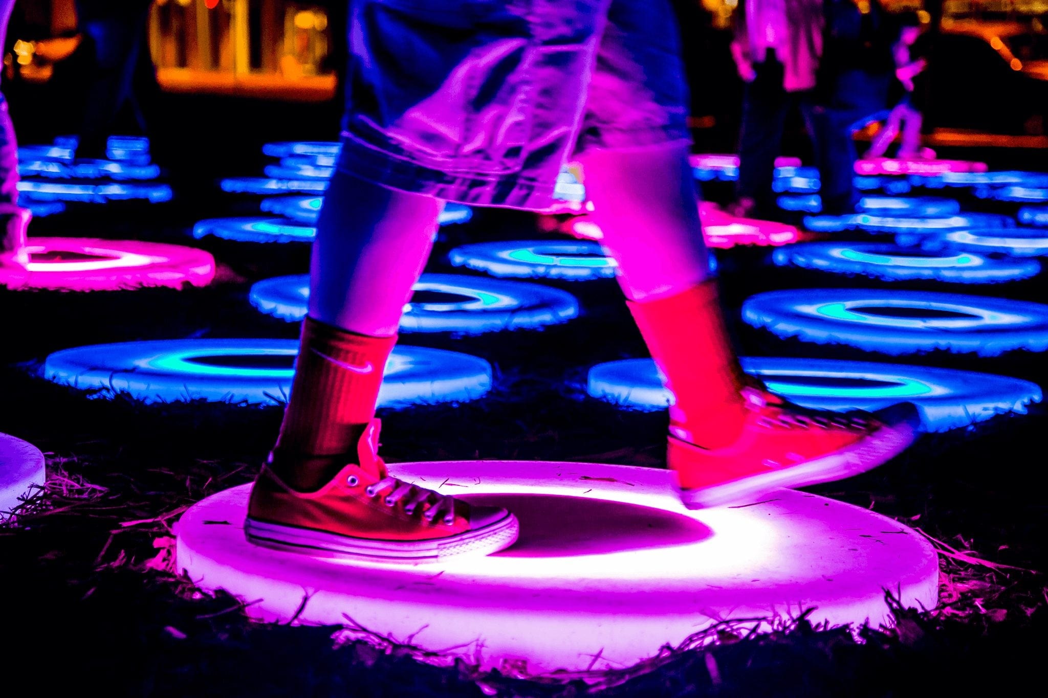Wave: Light+Water+Sound, Street Art Festival in Breck