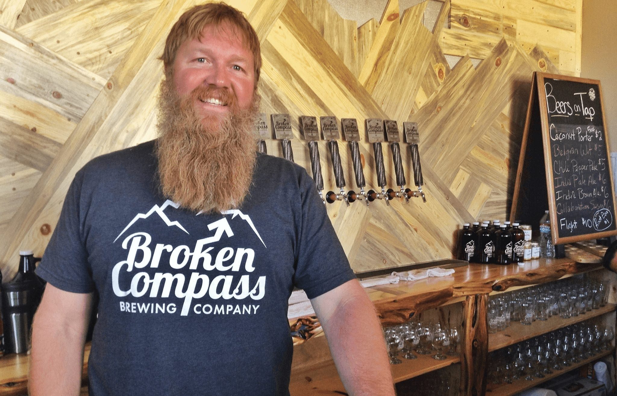 The Bartender at the Broken Compass Brewery