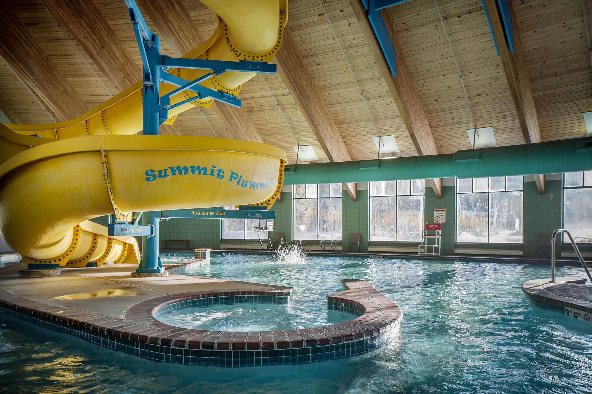 The Summit Plummit Waterslide at the Breckenridge Recreation Center
