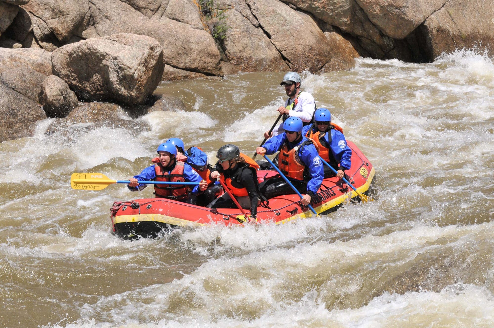 Whitewater rafting in Breckenridge