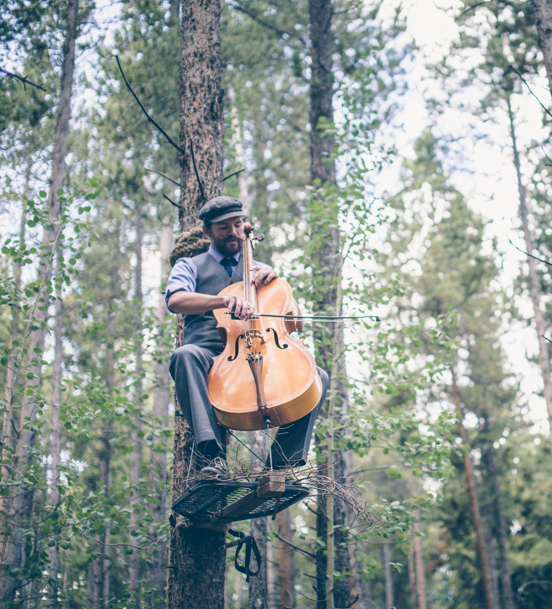 Man playing with Tree-o at BIFA Breckenridge International Festival of Arts