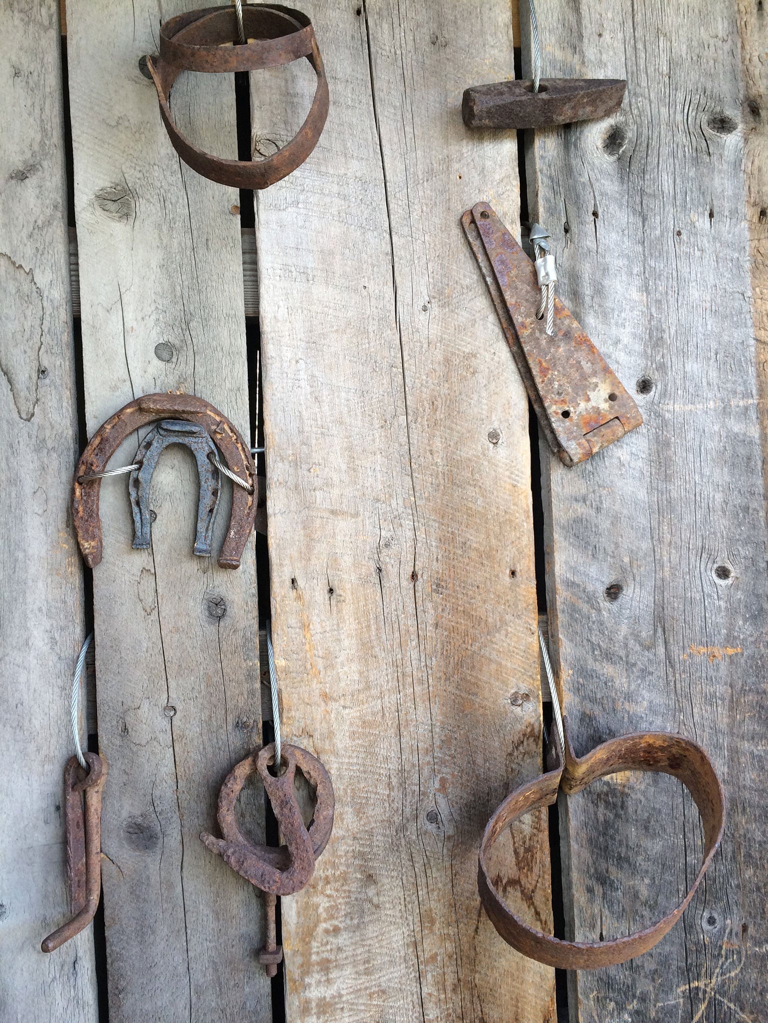 Details of the Blacksmith shop on Iowa Hill.