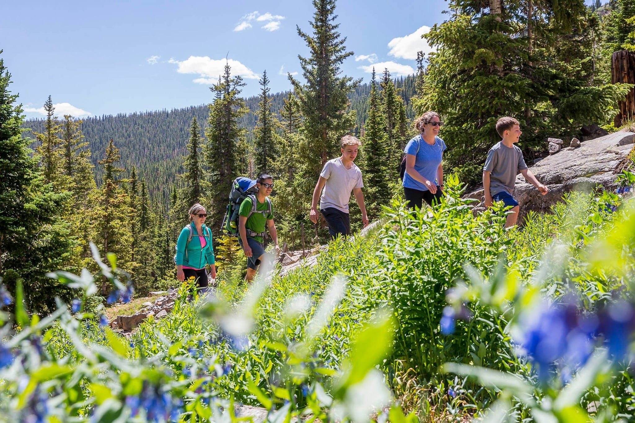 There are fun and easy hikes in Breckenridge off main street for the whole family!