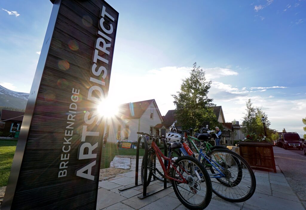 Breckenridge Art District sign