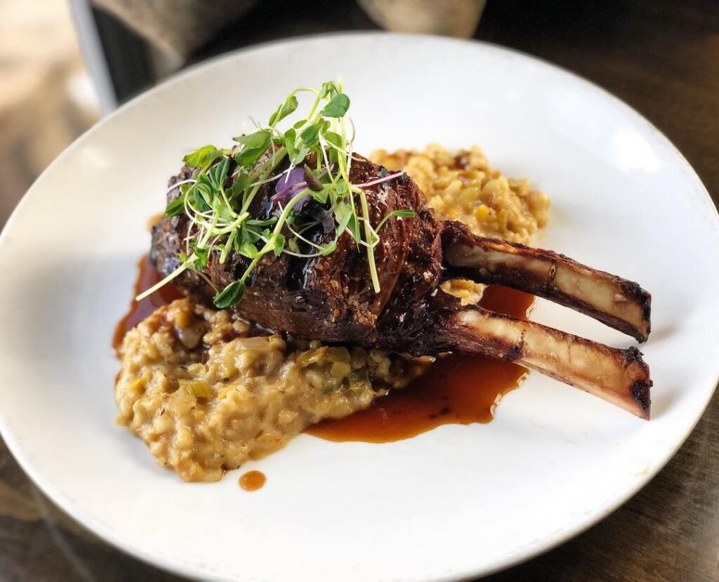 Colorado Elk Chop Blue River Bistro