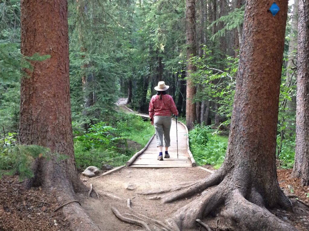 peaks trail hiker