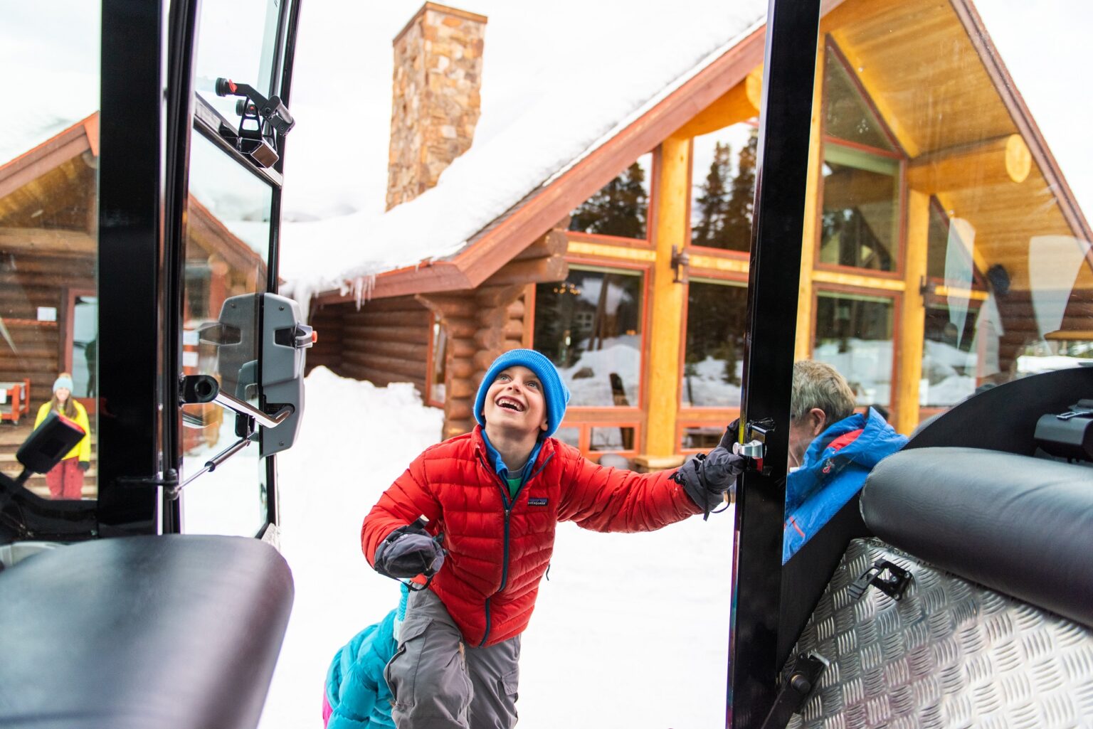 kids boarding a NordicCat