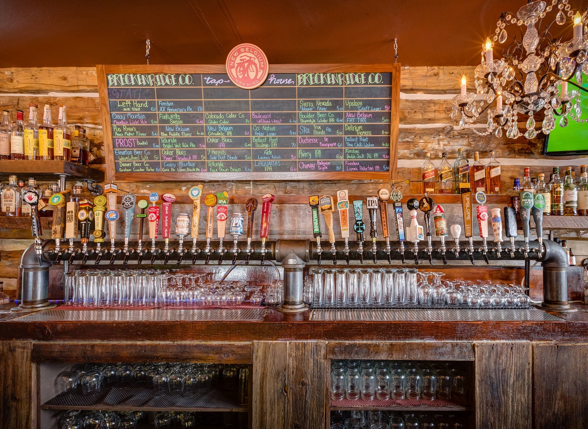 Breckenridge Tap House beer taps