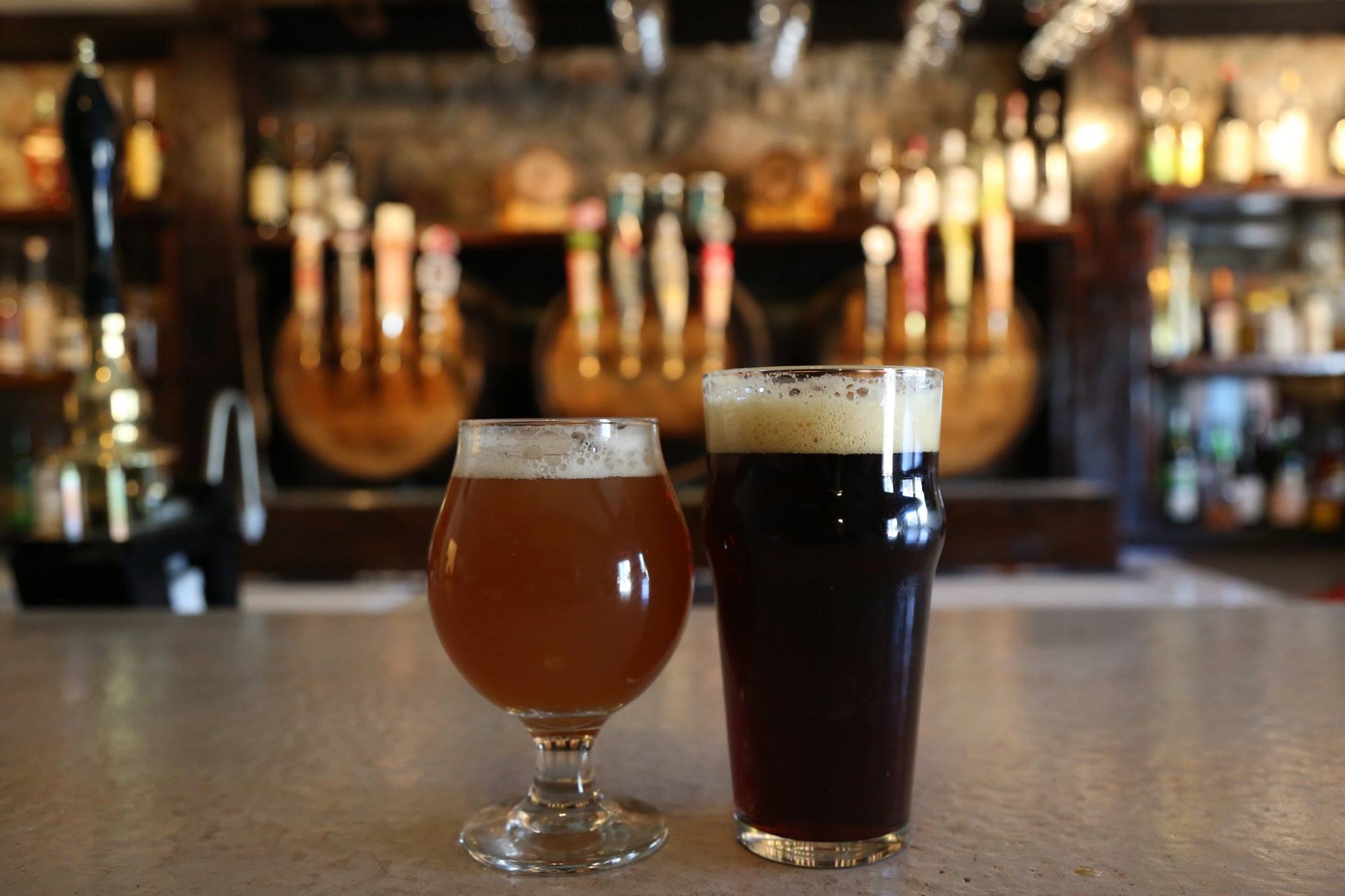 Rocky Mountain Underground Breckenridge taps and beer