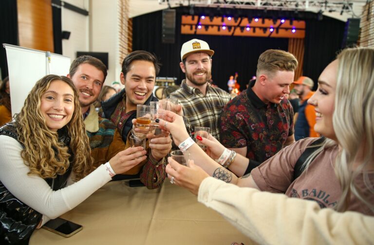 Toasting in Breckenridge